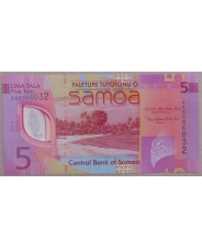 Самоа 5 тала 2023 UNC. полимер. арт. 4315